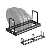 Weight Plate Rack for Home Gym - Weights Rack for Plates Use Singly or Combine Multiple Units | Olympic Weight Plate Rack Up to 660 LBS - New Model Bumper Plate Rack for Easy Plate Changes(1Unit)