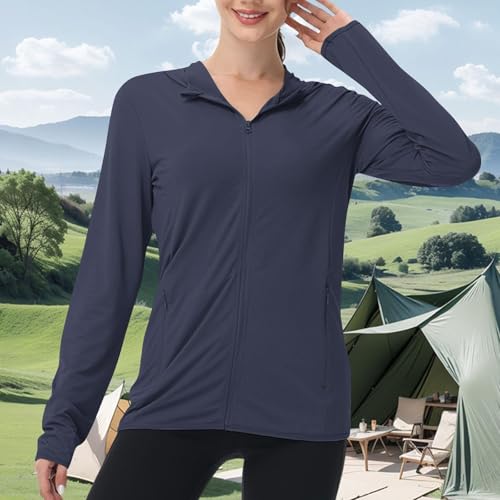 Sudadera con capucha con orificios los pulgares y cremallera completa transpirable 3