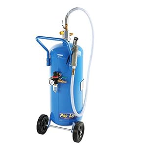 Pro-Lift-Werkzeuge Mobiele sodastraler, zandstraler, 28 liter, ketel met slang en pistool