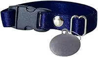 Coleira para Gato com Placa de Identificação (AZUL MARINHO)