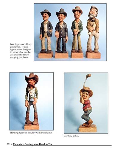 Caricature Carving from Head to Toe: A Complete Step-by-Step Guide to Capturing Expression and Humor in Wood (Fox Chapel Publishing) - Image 3