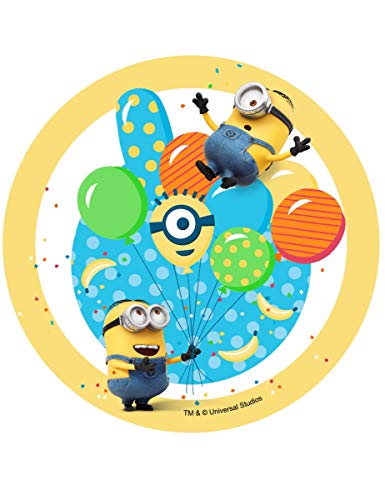 Generique - Disque en Azyme Minions 18,5 cm