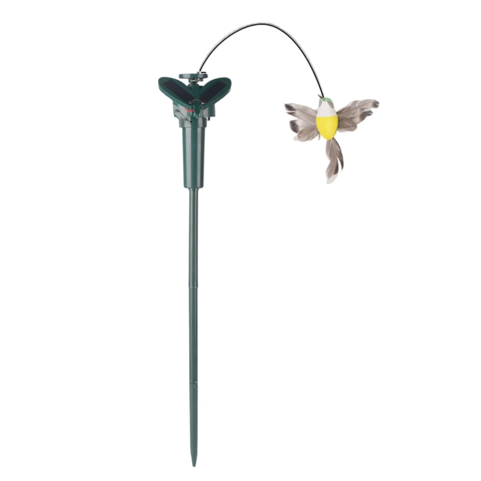 RGYBAO Solar Rotating Birds Butterflies Outdoor Decoration for Yard Patio Balcony Waterproof UV Resistant ABS Construction Solar Powered Twirling Birds