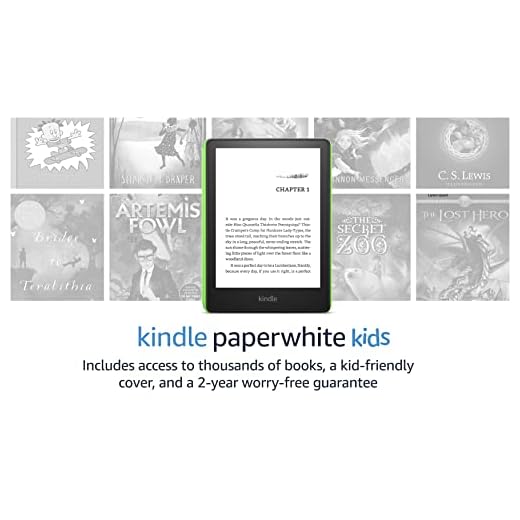 Kindle Paperwhite Kids (8 GB) – Made for reading - access thousands of books with Amazon Kids+, 2-year worry-free guarantee