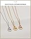 LUUK LIFESTYLE Halskette mit Anhänger, Kette aus wasserfestem Edelstahl, elegantes Design & alltagtaugliche Kette für Frauen, Geschenkidee Schmuck, Brezel, Gold