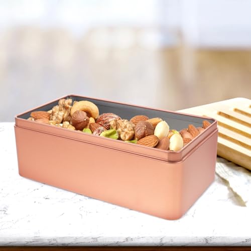 Boîte à biscuits rectangulaires vide à remplir pour cadeaux faits maison