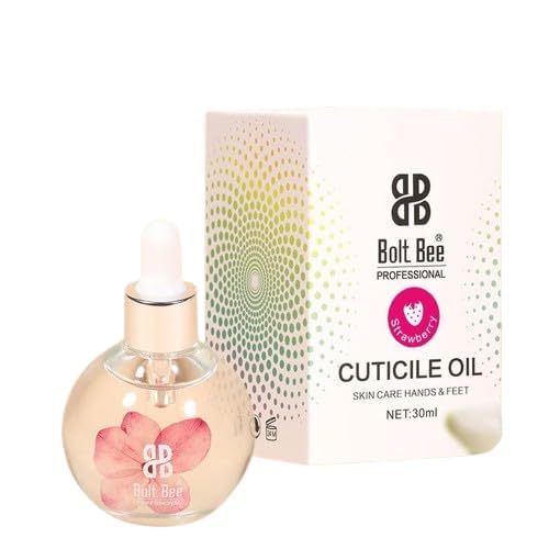 Bolt Bee Natural Revitalizing Cuticle Oil, 30ml, Hydrating Repair for Damaged Cuticles, Overnight Treatment, Rose (Strawberry)-image-35