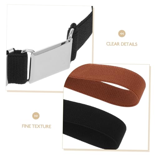GALPADA 2pcs Adjustable Elastic Belt for Boys and Comfortable Belts for Jeans Daily Wear School and Special Occasions Flexible Sizing3