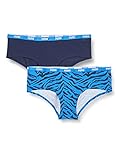 Weicher angenehmer Gummibund PUMA Womens Printed All Over Print Hipster Panties, Blue, M