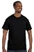 Hanes mens 6.1 oz. Tagless T-Shirt(5250)-Black-2XL