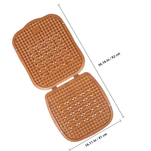 Cojín para asiento de coche de verano en marrón: viaja fresco, cómodo y con estilo 2