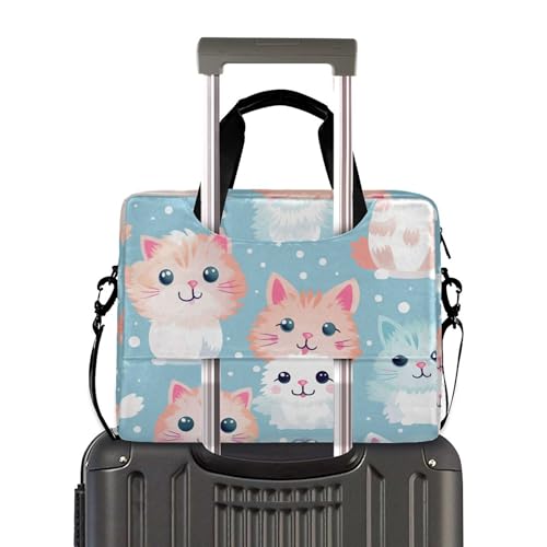 Maletín para portátil ALAZA con diseño de gato, 13-15.6 pulg miniatura 3