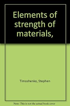 Hardcover Elements of strength of materials, Book