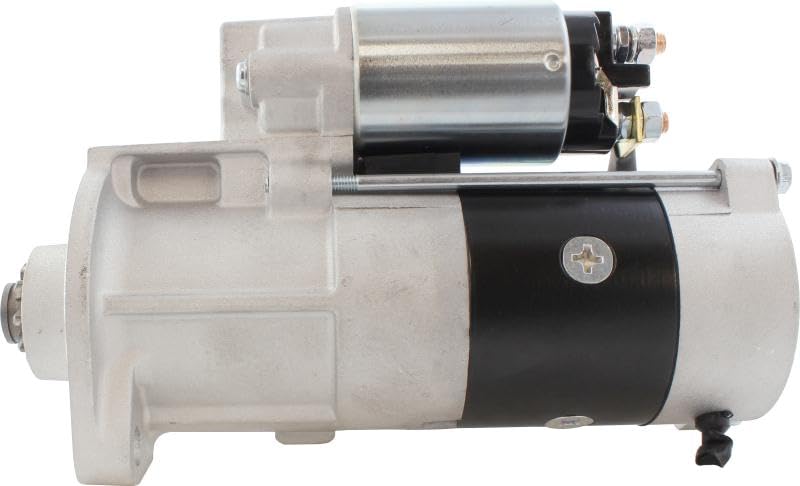 New Premium 24V 3.2KW Starter fits KUBOTA V3000 Engines Mitsubishi Planetary Gear Reduction 9 Tooth CW Rotation M8T80872 1K011-63013 M008T80872 M8T80871 1K011-63010 1K011-63011 1K011-63012 M008T80871