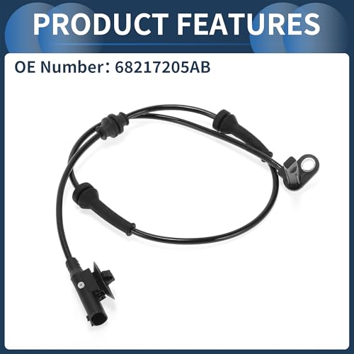 INFINAUTO ABS Wheel Speed Sensor Front Left Right ABS Sensor Anti-lock Braking System Sensor No.68217205AB for Jeep Cherokee 2016-2020 by INFINAUTO - Image 5