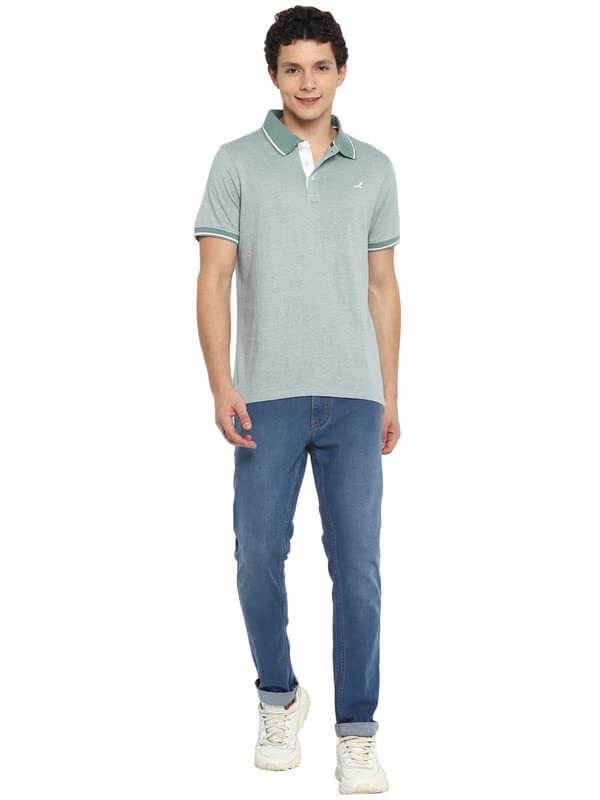 AMERICAN CREW Polo Half Sleeves T-Shirt for Men