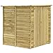 Produktbild vidaXL Kiefernholz Imprägniert Gerätehaus Doppeltür Gartenhaus Geräteschuppen Holzhaus Blockhaus Geräteschrank Gartenschrank 157x159x178cm