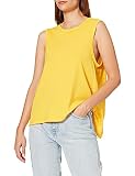 Superdry Womens Flex Loose Open Back Tank T-Shirt, Autumn Ochre, Medium