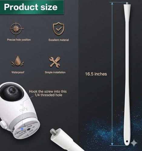 Accessoire moniteur bébé eufy E21 E20 bras flexible universel