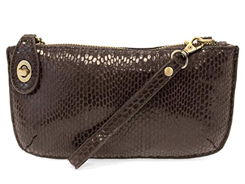 Joy Susan Womens Crossbody Wristlet: Python Clutch