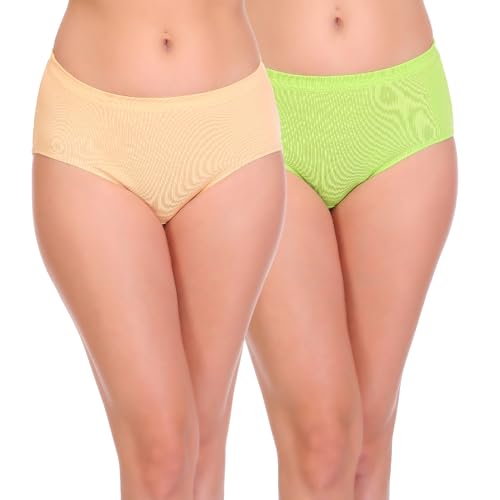 Image of SONA Women's Soft Cotton Inner Elastic Plain Daily Use Hipster Panties