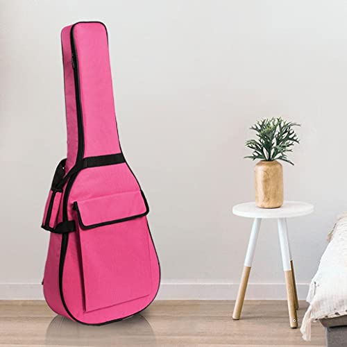 Sac de Guitare Classique Étanche à La Poussière Étui de Rangement Sac à Dos de Voyage Sangle, 41 pouces Rose - Les Beatles, Paul McCartney, John Lennon, RIngo Starr, George Harrison Sac de Guitare Classique Étanche à La Poussière Étui de Rangement Sac à Dos de Voyage Sangle, 41 pouces Rose – Image 5