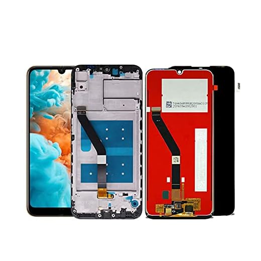 Display Fit for Huawei Y6 2019 Y 6 Pro/Prime MRD-LX1N LX1F LX1 LX2 LX3 Lcd Display Pekskärm Byte Testad telefon LCD-skärm(Color:MRD-LX1 Frame)