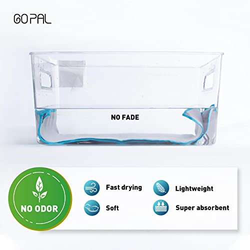 Go Pal Microfiber Travel Towel A Set Of 3Pcs Super Absorbent, Quick Dry Camping Towel, Compact Microfiber Beach Towel For Gym Hiking Yoga Sports #TOP2