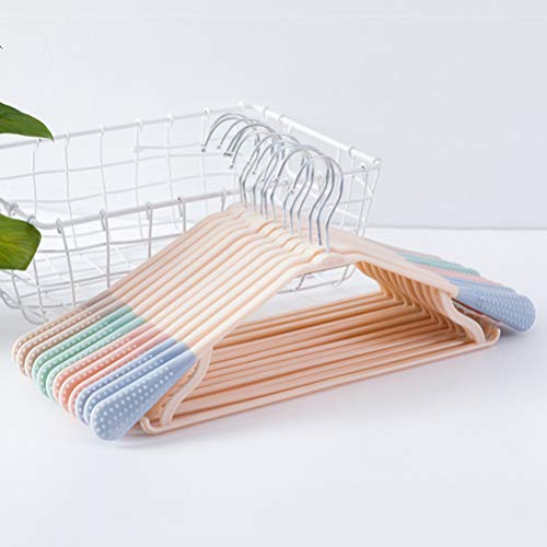 Cabilock 15 cabides de roupas antiderrapantes sem ombro e batidas, cabides de terno duráveis que eco