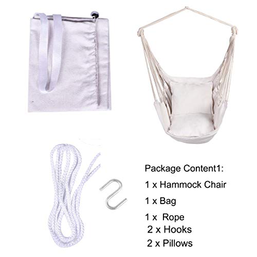 Donet Portable Travel Camping Hanging Hammock Swing Chair Garden Hammock Chair