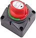 Marine Battery Disconnect Switch - PREMIUM On-Off Position Master Cut Off Switch - 6V 12V 24V 48V - Battery for Boat, ATV, RV, UTV, Heavy Duty Waterproof Isolator Switch, 275/1250 Amps (1-2-1&2-Off)