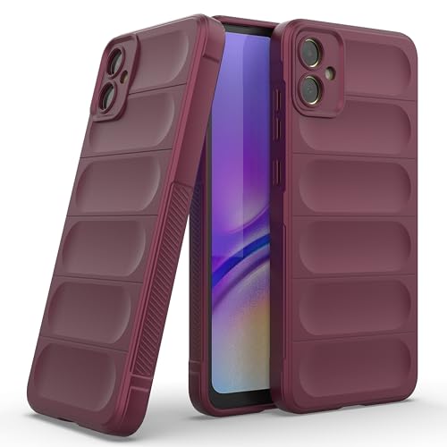 Image of Zapcase Back Case Cover for Samsung Galaxy F05 | Compatible for Samsung Galaxy F05 Back Cover | Liquid Silicon Magic Case with Camera Protection | Plum