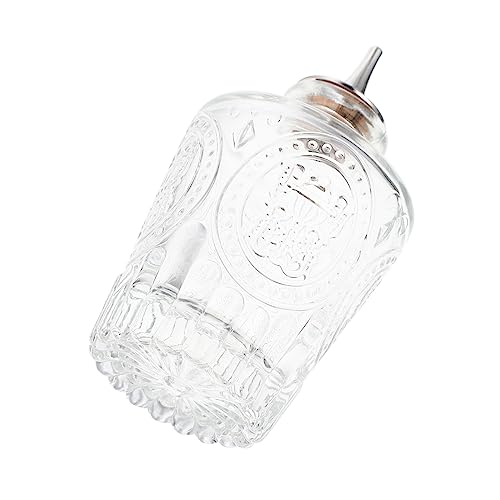Alipis Glas-dasher-flasche Professionelles Barwerkzeug Bitterflasche Glas-bitterflasche Bitter Für Cocktails Abnehmbaren Verschluss Kompakt Und Leicht