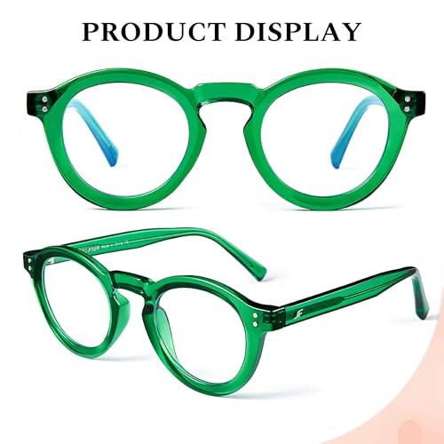 Image of Blue Light Blocking Glasses for Women Men, Square Thick Frame Anti Eyestrain & UV Glare JF6218