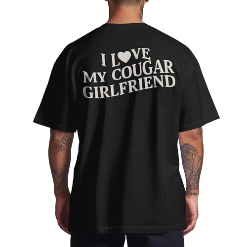 I Love My Girlfriend Shirts - Cougar Girlfriend Valentine Tshirt - National Girlfriend Day Shirt Couple