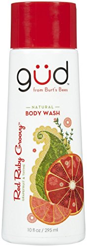 Gud Natural Body Wash Red Ruby Groovy Grapefruit & Thyme, 10 Fluid Ounce