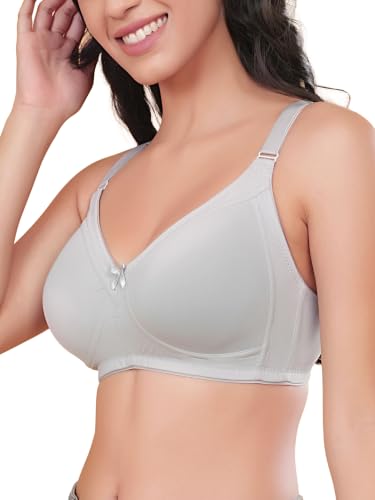 Image of Womens Seamless Padded Bra | Non Wired | Detachable Straps | Everyday Comfort | Full Coverage