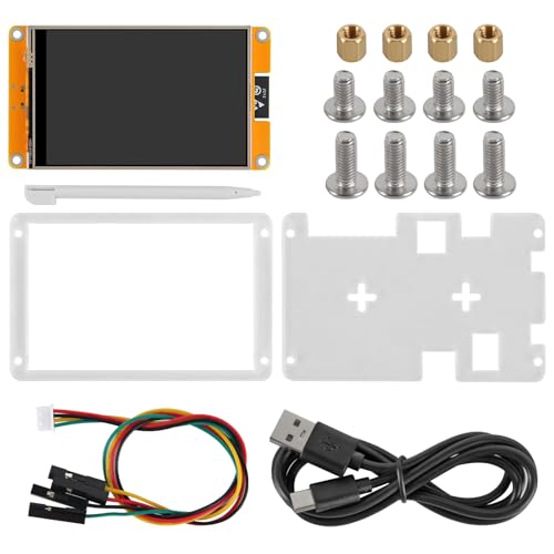 Image of 2Set 4.0 Inch 320x480 ESP32 Resistive Touchscreen Display 4.0'' TFT LCD Module Acrylic Case Compatible with Arduino IoT Projects