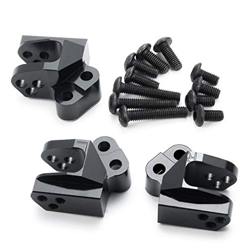 JGGZONE Aluminum RC Tie Rod Linkage Link Mounts Metal Upper Center Link Mounts Compatible with Axial SCX10 III AXI03007 AXI03006 AXI03027 1/10 RC Crawler Car Upgrade Parts