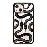 CASETiFY MagSafe 対応 インパクトケース iPhone 13 - Black Kingsnake - クリア ブラック