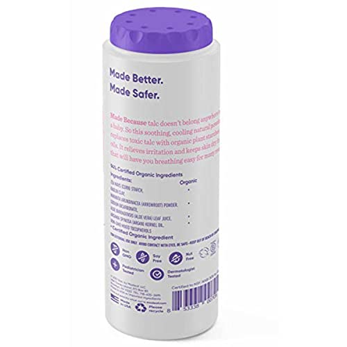 Made Of Organic Baby Powder - Organic Corn Starch Baby Powder For Sensitive Skin - Nsf Organic Certified - Made In Usa - 3.4Oz #TOP7