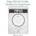 UpCircleSeven Yoga Wheel Set - Strongest & Most Comfortable Dharma Yoga Prop Wheel, 3 Pack for Back Pain Stretching & Backbends (12, 10, 6 inch) (Cyan)
