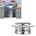 MagiDeal Roof Vent Cap Chimney Cap Protection for Chimney Pots Breathable Cap Stainless Steel Duct Closure House Chimney Cover Outside, M