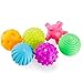 6pcs Baby-strukturierter Multi-Ball Infant Sinneskugeln Massage Softball Stimulating Baby-Sensory Fit Für Alter 6 Monate Bis