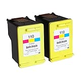 Delightcolor HP対応リサイクルインク HP110 3色カラー CB304AA カシオ用PI-110C（２個入り）