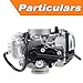 Bear Tracker 250 Carburetor Compatible for Yamaha YFM250X YFM 250X ATV Carb 1999 2000 2001 200 2003 2004.Replace#4XE-14140-13-00(with Intake Manifold & Fuel Tank Petcock)