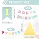 Smomend Geburtstagsdekoration, Happy Birthday Banner & Wimpelkette, 10m Jute, Dreieckig, Bunt (Multicolored), Partyzubehör