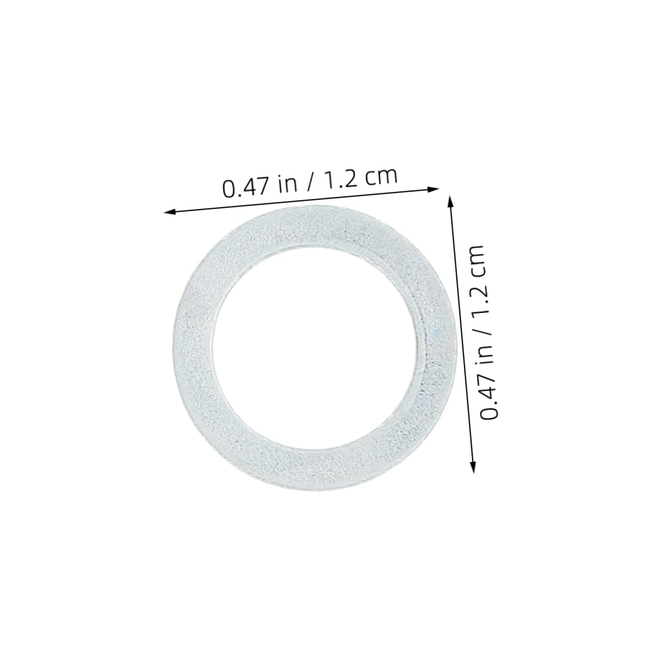 Mipcase 200pcs Skateboard Axle Washers Set Aluminum Alloy Spacers Skateboard Hardware Kit for Repair