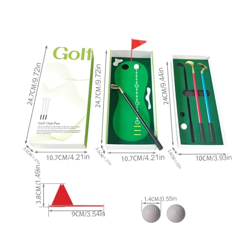 Ensemble de stylos batte de golf originaux pour bureau à domicile et école - 5
