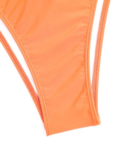 Image of ZAFUL Women's Polka Dot Bikini Set Double Layer Halter Swimsuit Colorblock Side Tie 2 Piece Bathing Suit